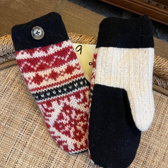 Felted Wool Mittens - new handmade - Picture 2 of 9